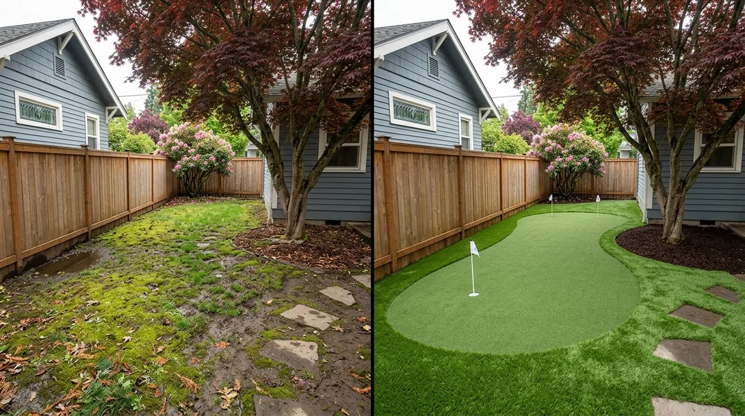 Portland Artificial Grass Cost Guide 2026: Backyards, Pet Turf and Putting Greens